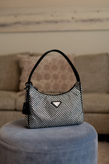 Noleggio borsa Prada Crystal - Una follia scintillante